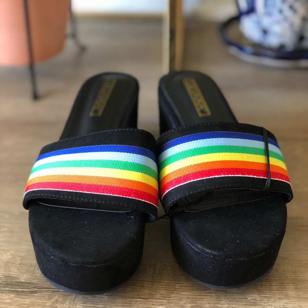 Forever21 liliana Rainbow 70’s Shoes!